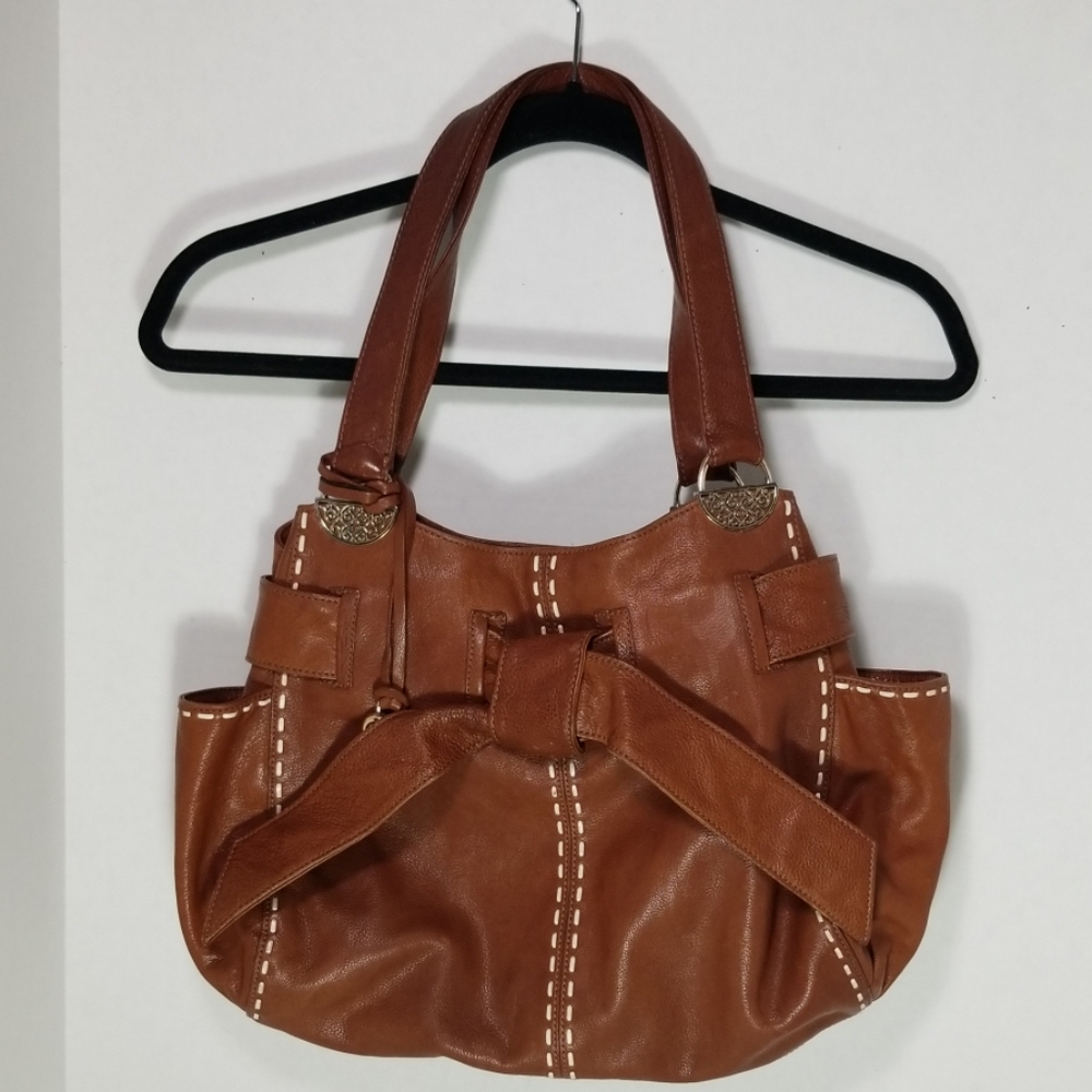 Brighton Cleo leather satchel bag